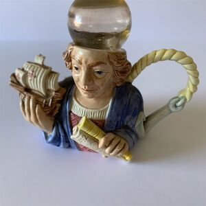Fitz and Floyd Christopher Columbus Teapot Limited‎ Edition Collectible